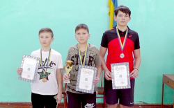 Проведено районний турнір з настільного тенісу на кубок Звенигородської районної ради